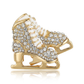 Brovia - Holiday Ice Skate Enamel Accent Lapel Brooch