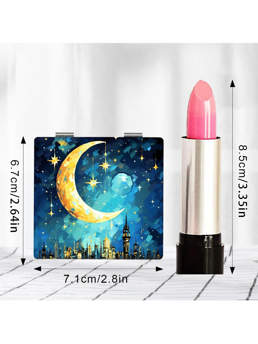 Mirroray - Star and Moon Folding Makeup Mirror