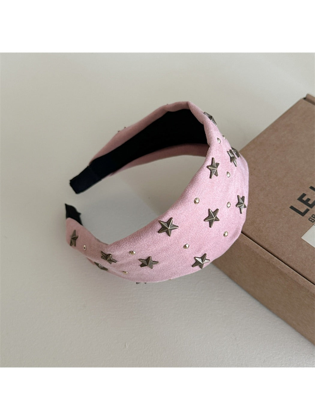 Side view of Gifty star decoration headband showing star details