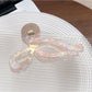 Beau - Plastic Butterfly Bow Geometric Claw Clip