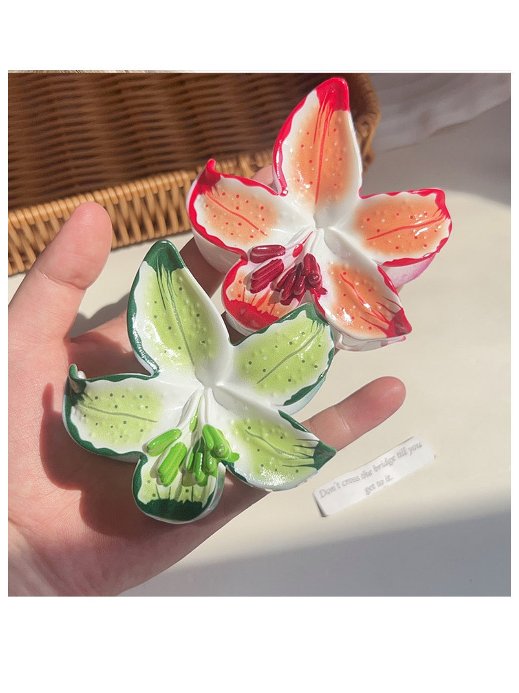 Beau - Colorful Egg Flower Hair Clip