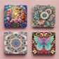 Mirroray - Colorful Floral Print Folding Mirror