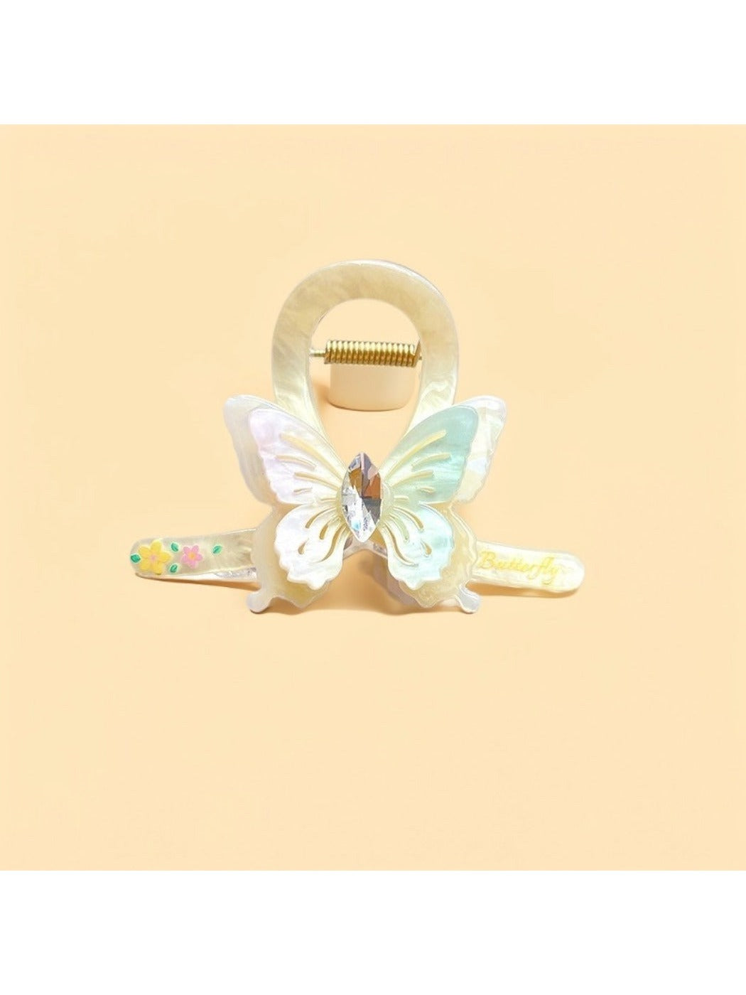 Beau - Ribbon Bow Butterfly Hair Claw Clip