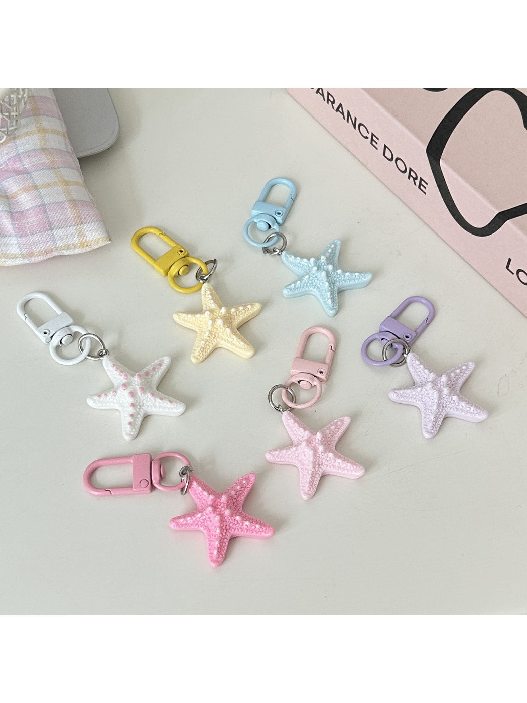 Keypus - Ocean Style Star Key Ring Pendant Keychain
