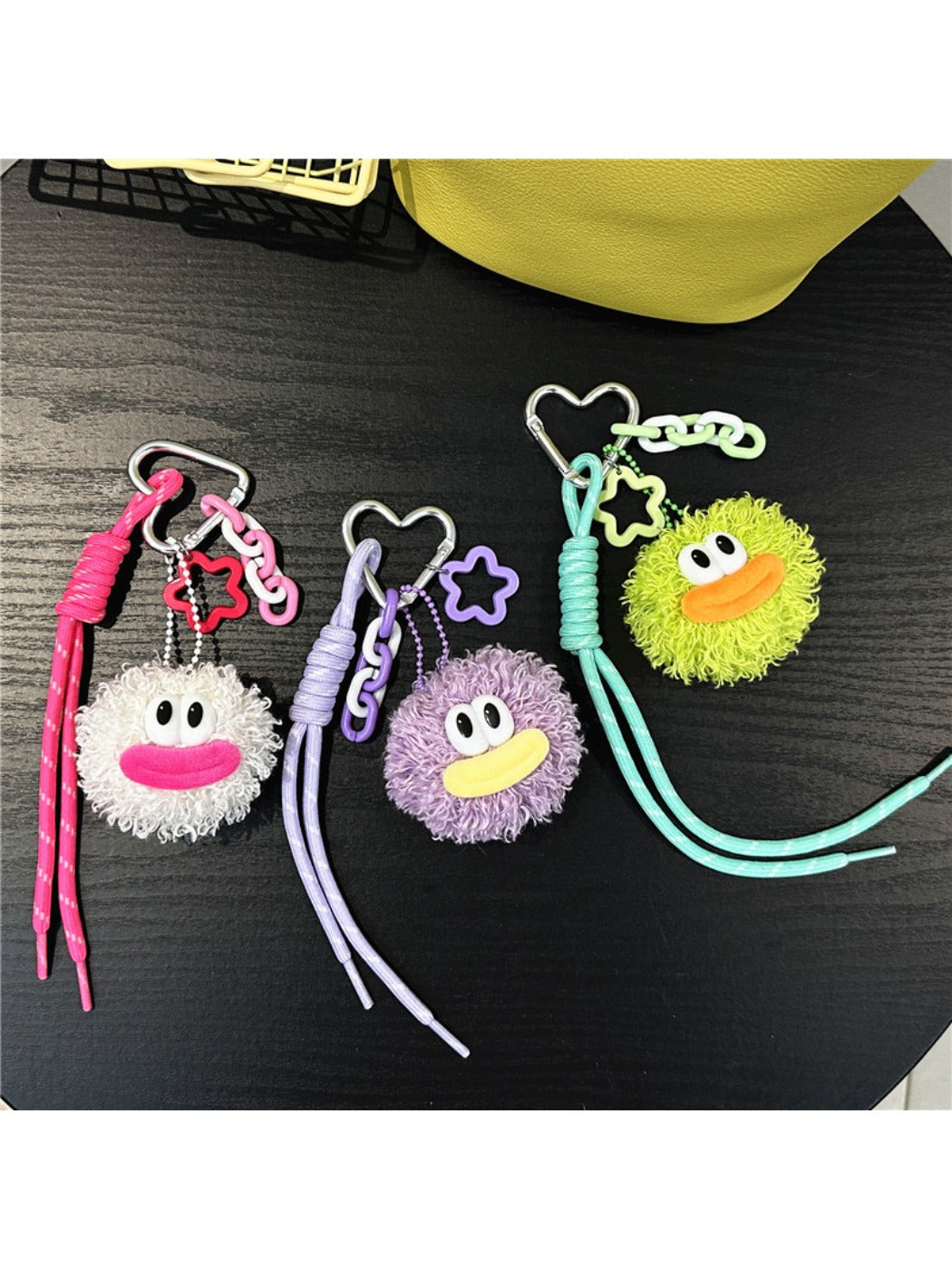 Keypus - Cute Quirky Pom Pom Keychain