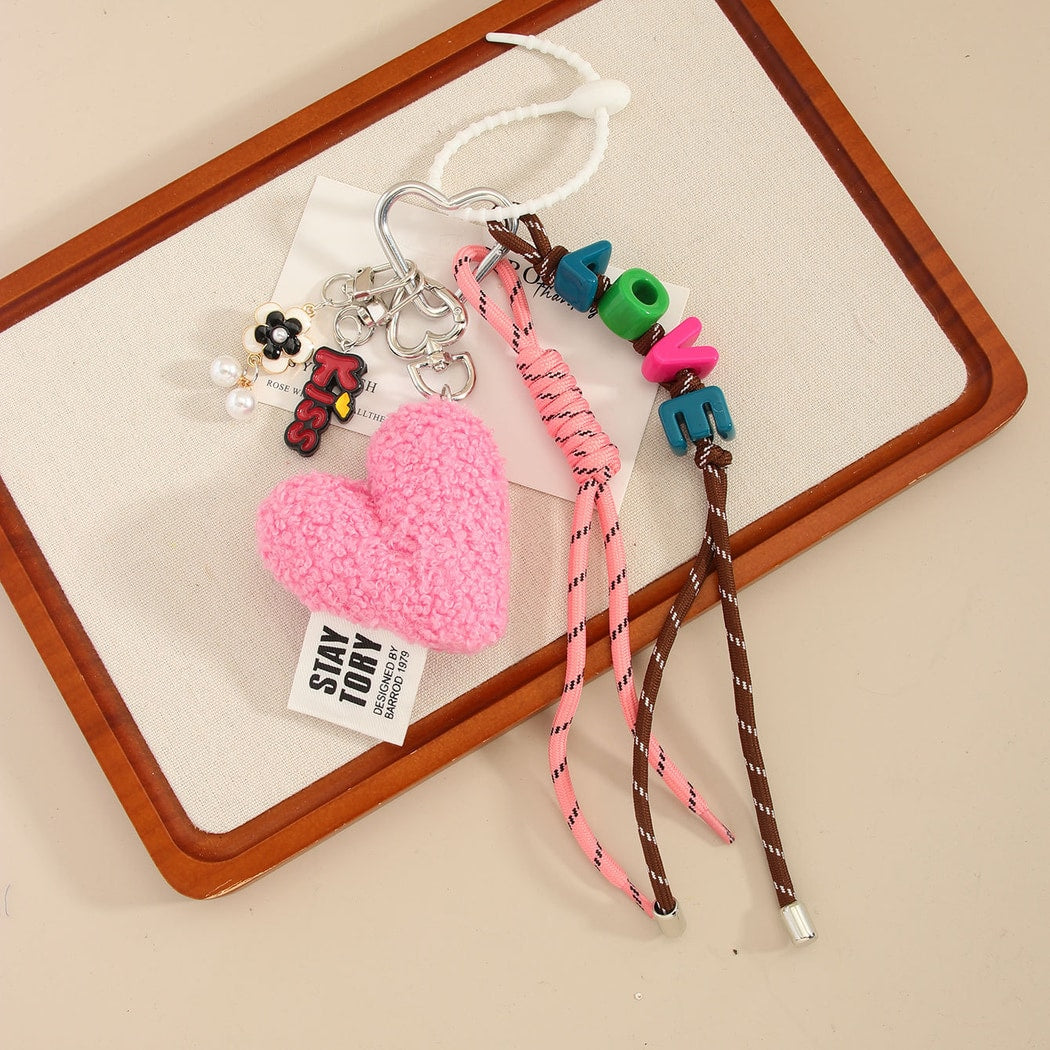 Keypus - Heart Shape Bag Hanging Charm Keychain