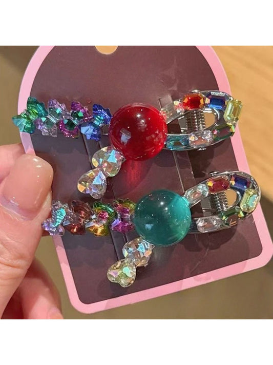Beau - Dopamine Icy-Clear Beaded Hair Clip