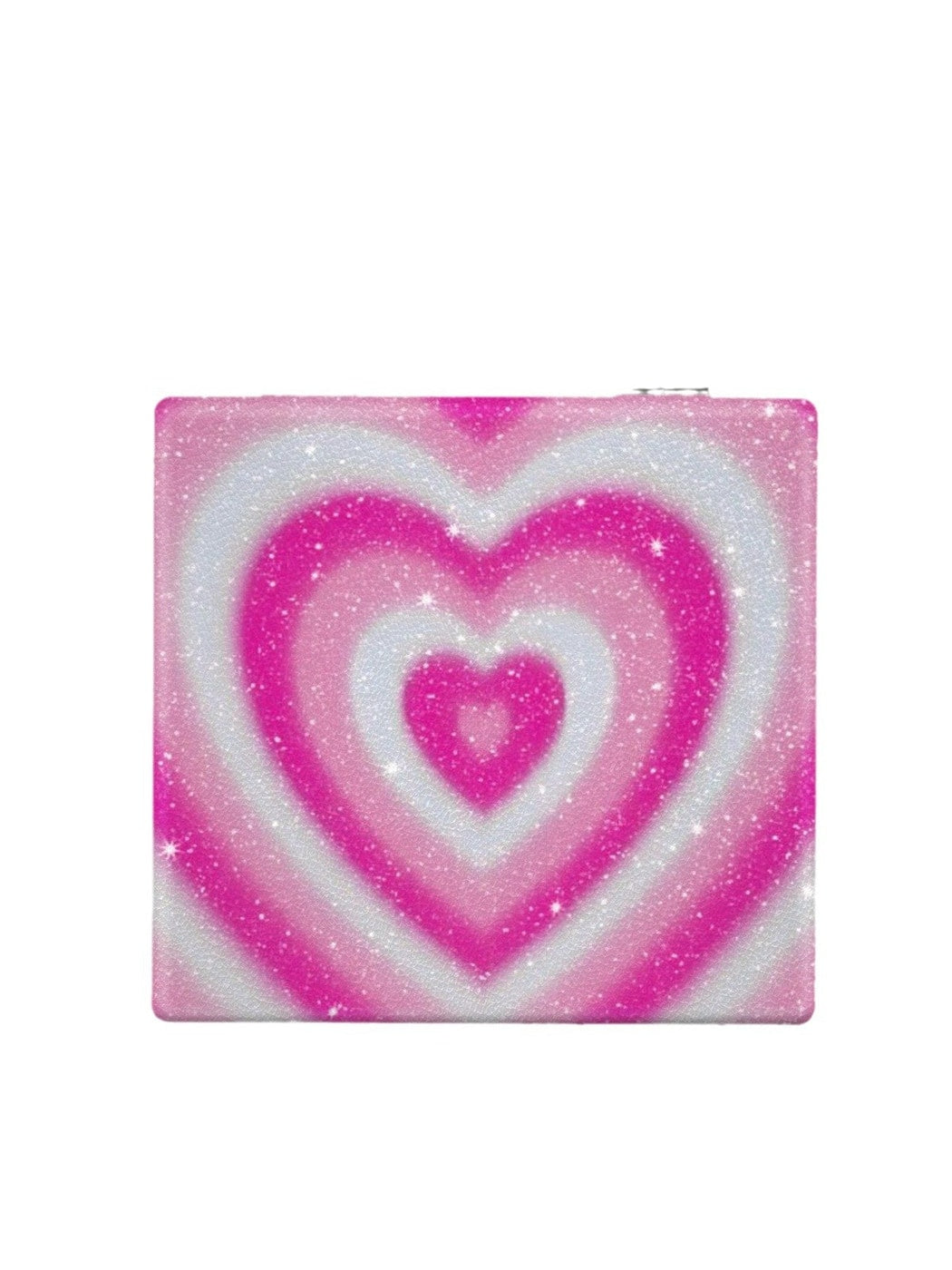Mirroray - Heart Print Folding Compact Mirror