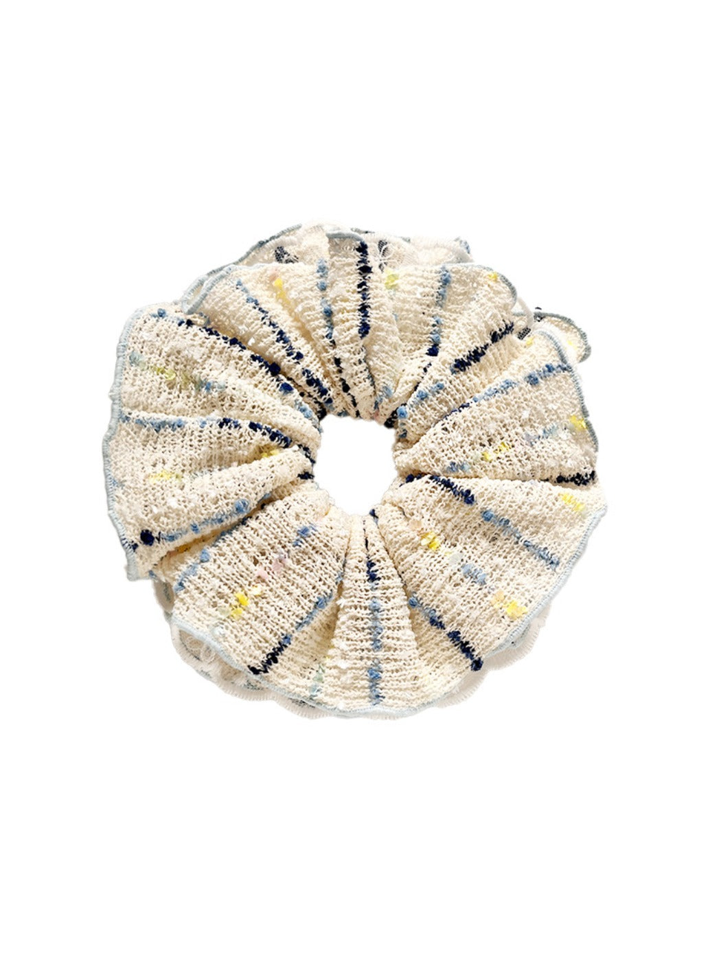 Gifty - Elegant Striped Fabric Scrunchie