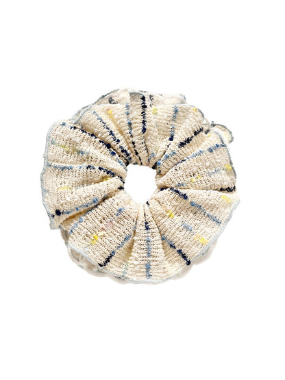 Gifty - Elegant Striped Fabric Scrunchie