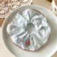 Gifty - Striped Heart Button High Stretch Scrunchie