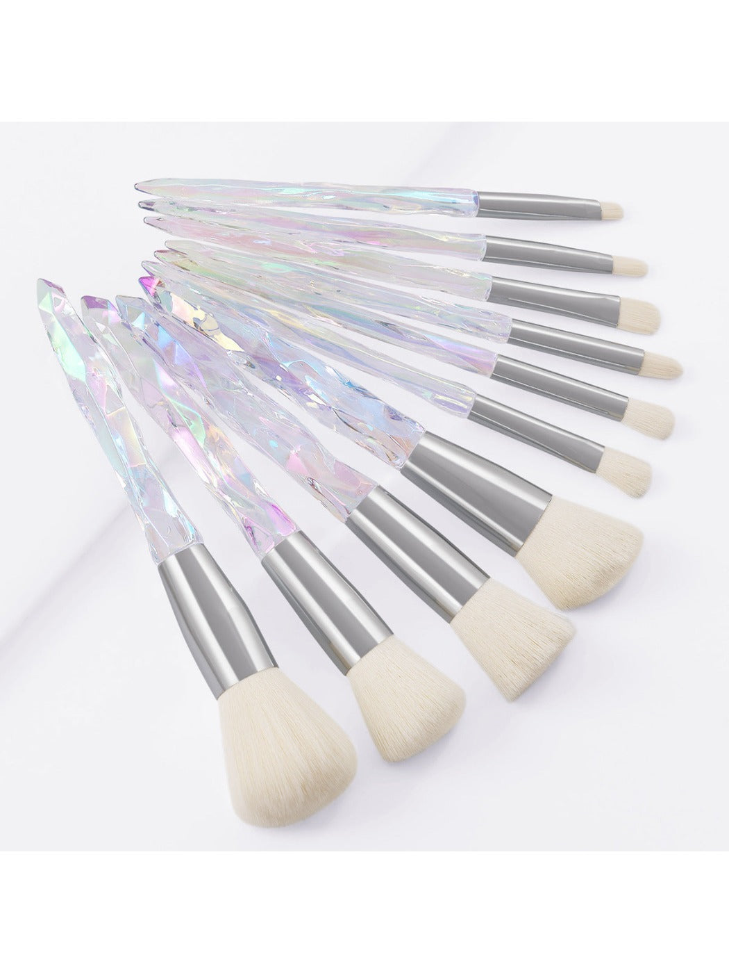 Smoosh - Colorful Translucent Handle Makeup Brush Set
