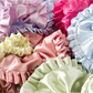 Gifty - Oversized Ruffled Satin Look Scrunchie