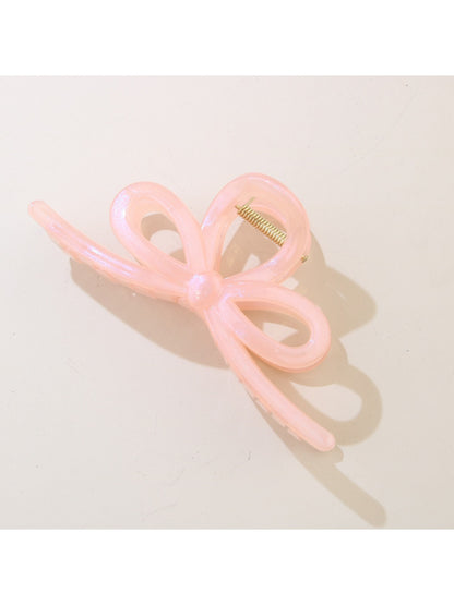 Beau - Pearlescent Bow-Shaped Hair Clip