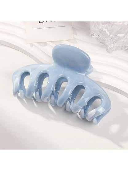 Beau - Marble Pumpkin Shaped Hair Claw Clip