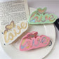 Beau - Love Flower Shaped Acetate Hair Clip