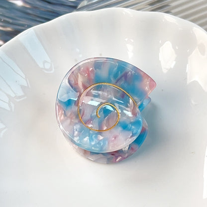 Beau - Geometric Swirl Conch Claw Clip