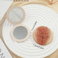 Mirroray - Delicate Rose Patterned Round Compact Mirror