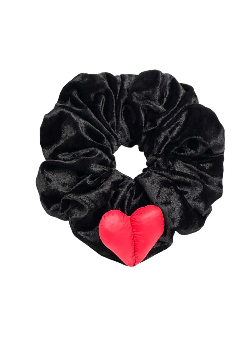 Gifty - Velvet Heart Hair Scrunchie