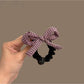 Gifty - Sweet Style Plaid Bow Decorative Scrunchie