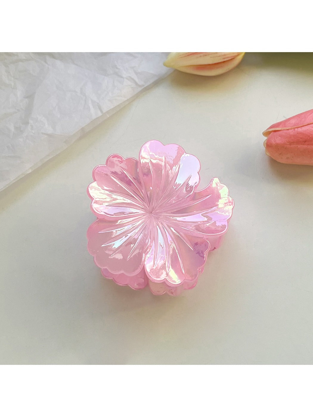 Beau - Colorful Egg Flower Shaped Hair Clip