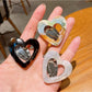 Beau - Beautiful Heart Shaped Acetate Hair Clip