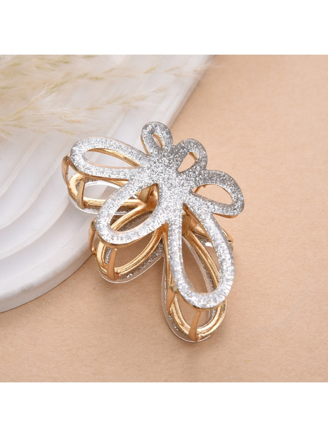 Beau - Openwork Butterfly Claw Clip