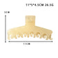 Beau - Minimalist Solid Color Plastic Claw Clip