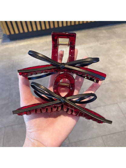 Beau - Elegant Bow Hair Claw Clip