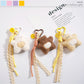 Keypus - Plush Star Bear Keychain