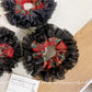 Gifty - Double Layer Plaid Ruffled Hair Ties