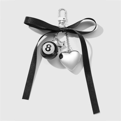 Keypus - Modern Ball Design Bow Fresh Keychain