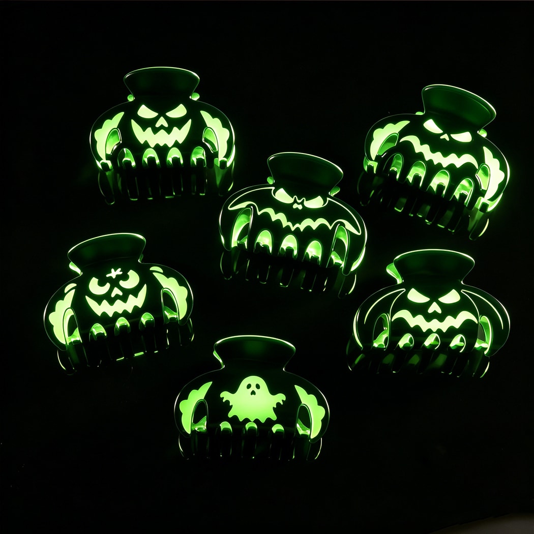 Beau - Green Halloween Theme Claw Clip