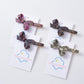 Beau - Snakeskin Pattern Bowtie Hair Clip