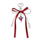Keypus - Beaded Bow Eye Charm Keychain