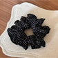 Gifty - Polka Dot Floral Scrunchie