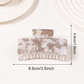 Beau - Iridescent Textured Square Claw Hair Clip