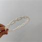 Gifty - Acetate Chain Link Irregular Shape Headband