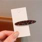 Beau - Leopard Print Oval Duckbill Women's Hair Clip