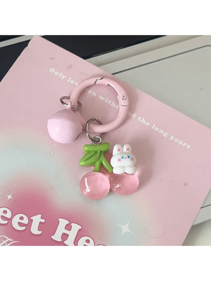 Keypus - Cute Cartoon Rabbit Fruit Bag Charm Keychain