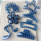 Beau - Blue Plaid Claw Clip