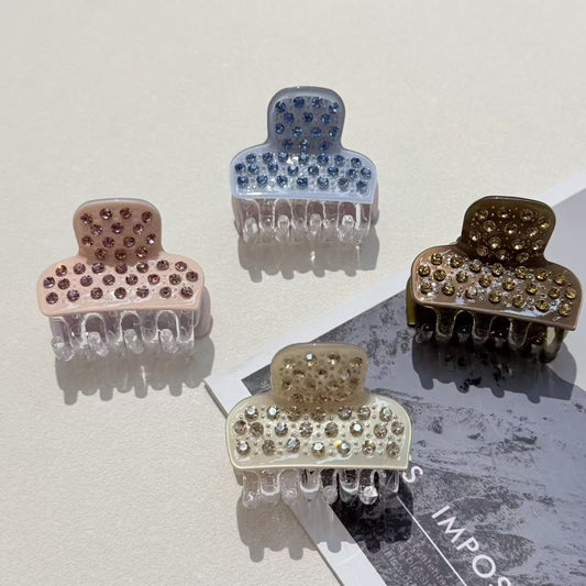 Beau - Shiny Rhinestone Tiny Hair Claw Clip