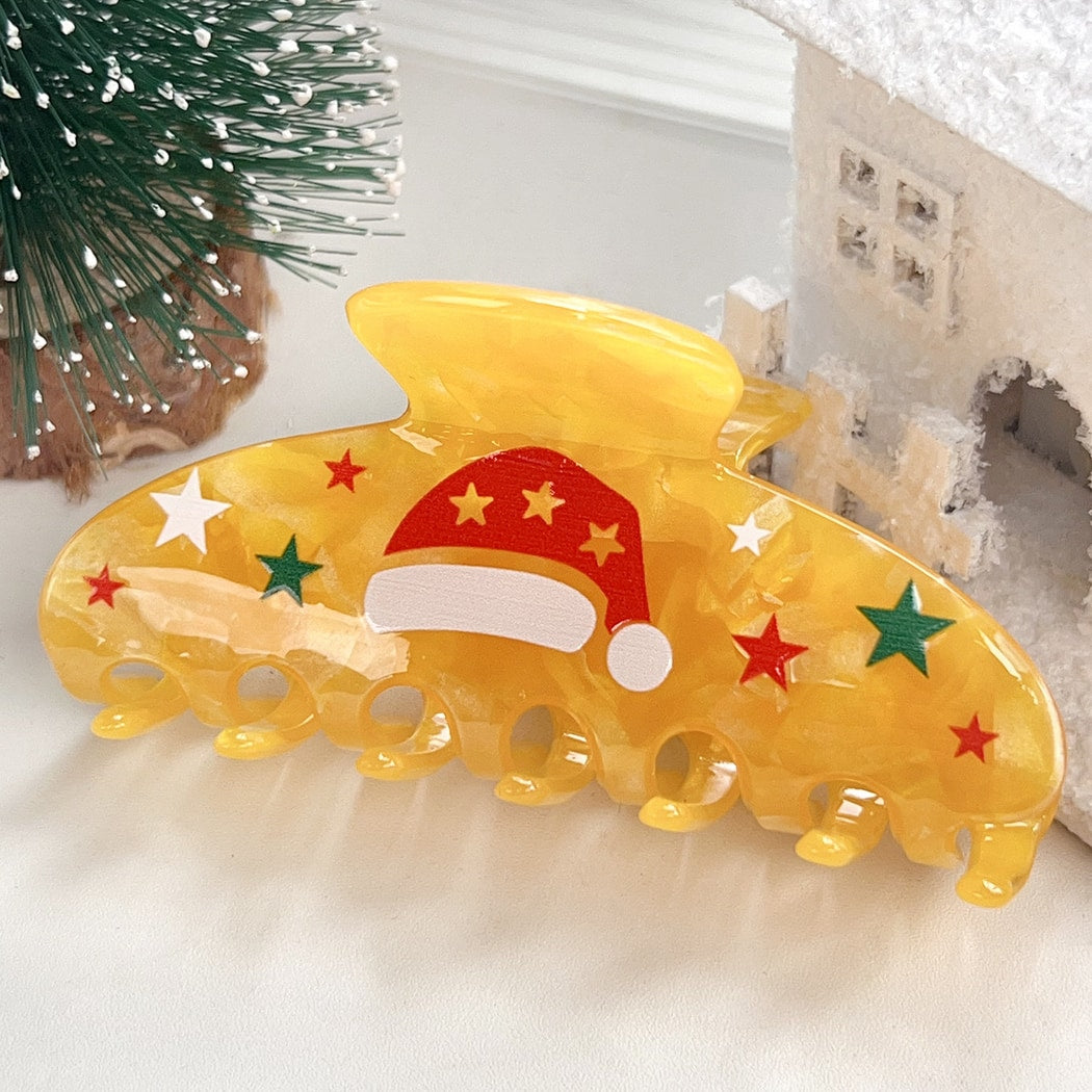 Beau - Funny Christmas Theme Print Claw Clip