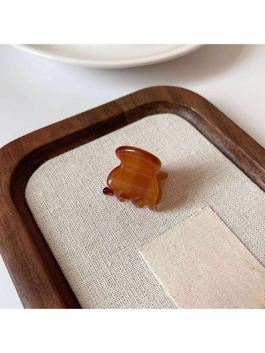 Beau - Mini Minimalist Half Moon Hair Claw Clip