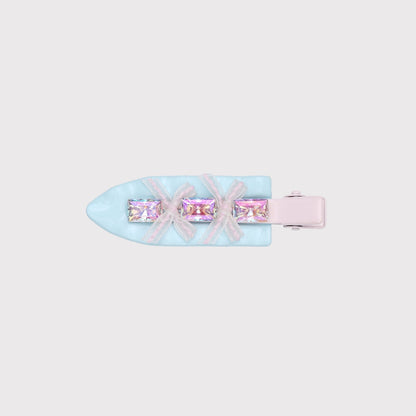 Beau - Sparkly Bow Detail Side Barrette