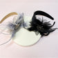 Gifty - Wide Band Feather Embellished Headband
