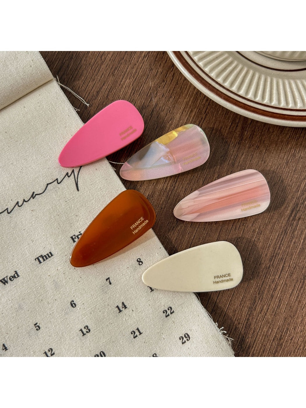 Beau - Minimalist Acetate Alloy Side Barrette