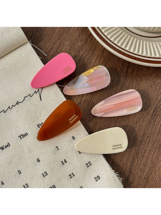 Beau - Minimalist Acetate Alloy Side Barrette