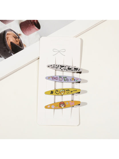 Beau - Cute Geometric Hair Clip Set