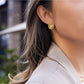 Earedge - Chic Twisted C-Hoop Earrings